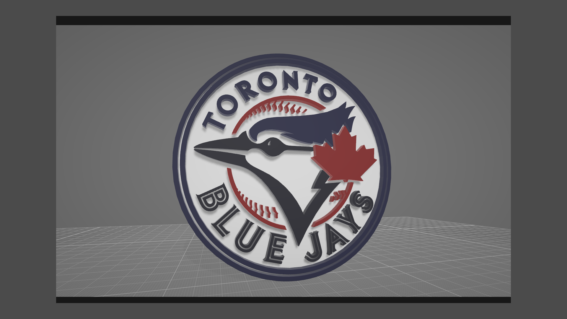 Toronto Blue Jays MLB Logo Keychan Shield Printable and renderable 3D ...