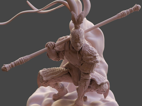 Sun Wu-Kong Printable 3D Print Model