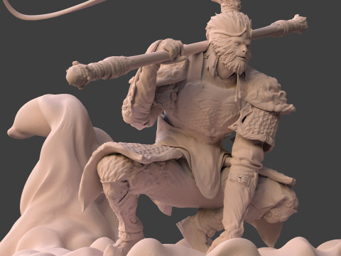 Sun Wu-Kong Printable 3D Print Model