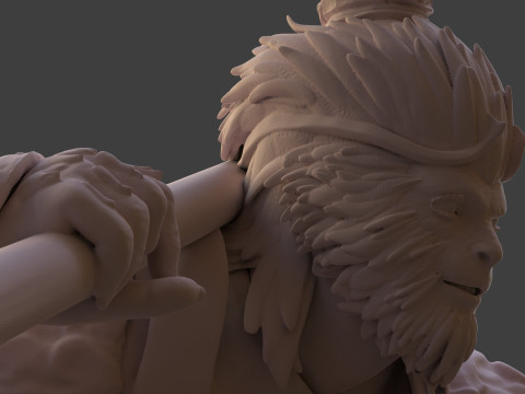 Sun Wu-Kong Printable 3D Print Model