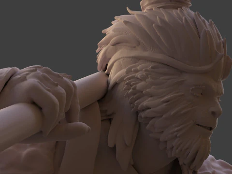 Sun Wu-Kong Printable 3D Print Model