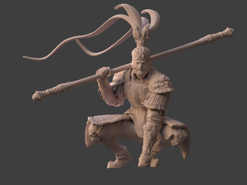 Sun Wu-Kong Printable 3D Print Model