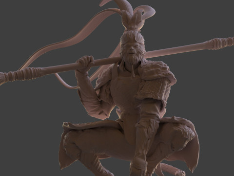 Sun Wu-Kong Printable 3D Print Model