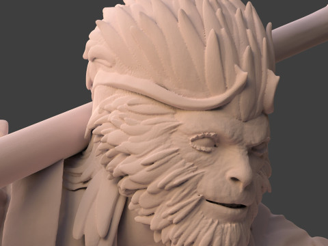 Sun Wu-Kong Printable 3D Print Model