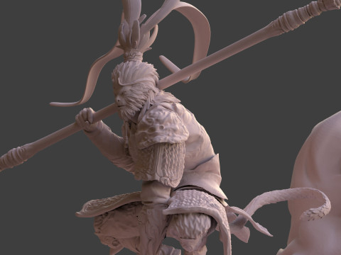 Sun Wu-Kong Printable 3D Print Model