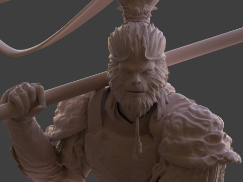 Sun Wu-Kong Printable 3D Print Model
