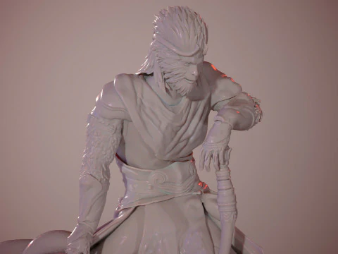 Sun Wu-Kong Printable 3D Print Model