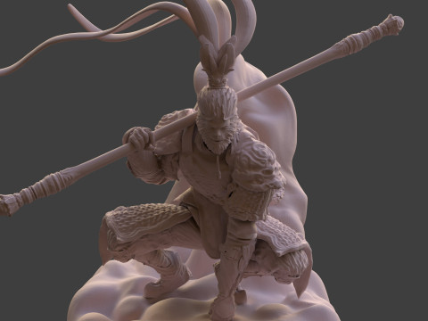 Sun Wu-Kong Printable 3D Print Model