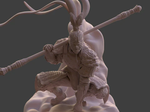 Sun Wu-Kong Printable 3D Print Model