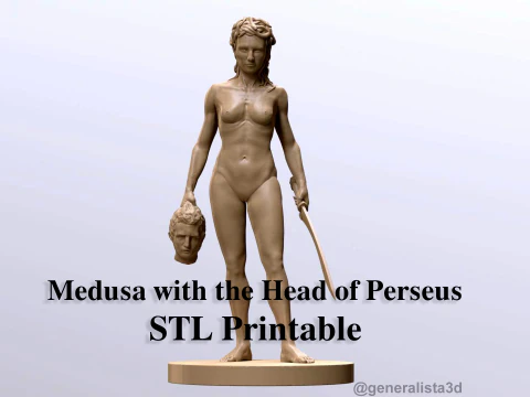 Meduza z głową Perseusza do druku Model do druku 3D