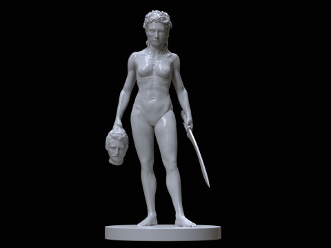 Medusa with the Head of Perseus Printable 3D Print Model