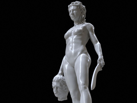 Medusa with the Head of Perseus Printable 3D Print Model