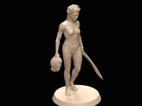Medusa with the Head of Perseus Printable 3D Print Model