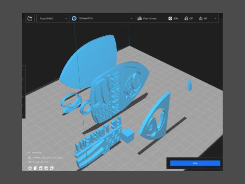 एफसी लोरिएंट-ब्रेटेन सूड बैज मुद्रण योग्य और प्रस्तुत करने योग्य 3D प्रिंट मॉडल