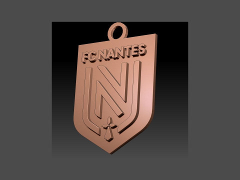 FC Nantes badge Printable and Renderable 3D 打印模型