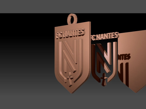 FC Nantes badge Printable and Renderable 3D 打印模型