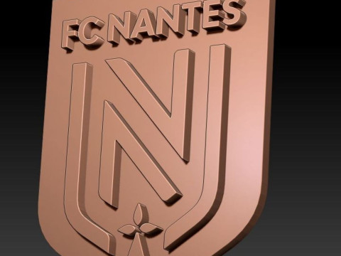 FC Nantes badge Printable and Renderable 3D 打印模型