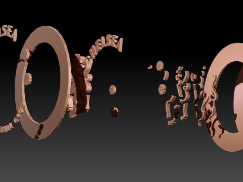 Chelsea FC keychain Logo Printable and Renderable Modello di stampa 3D