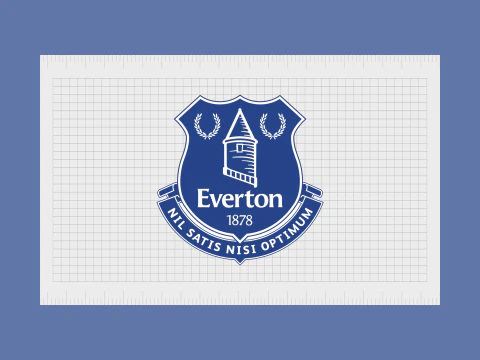 Everton FC keychain badge Printable and Renderable 3D Print Model