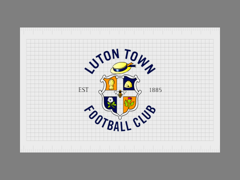 Luton Town FC keychain badge Printable and Renderable 3D प्रिंट मॉडल