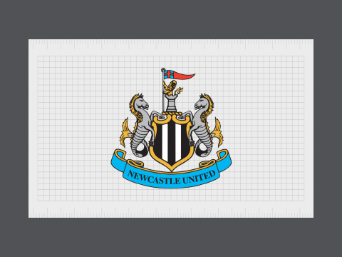 Newcastle United FC keychain Logo Printable and Renderable 3D प्रिंट मॉडल