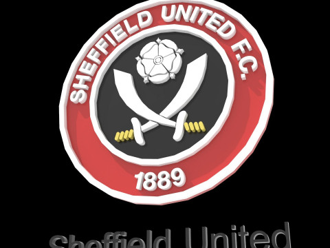 Sheffield United FC keychain Logo Printable and Renderable 3D Принт Модель