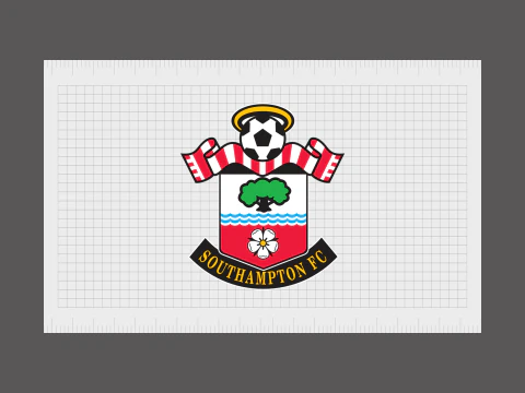 Southampton FC keychain Logo Printable and Renderable 3D Print Model