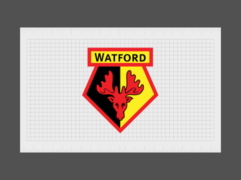 Watford FC keychain Logo Printable and Renderable 3D प्रिंट मॉडल