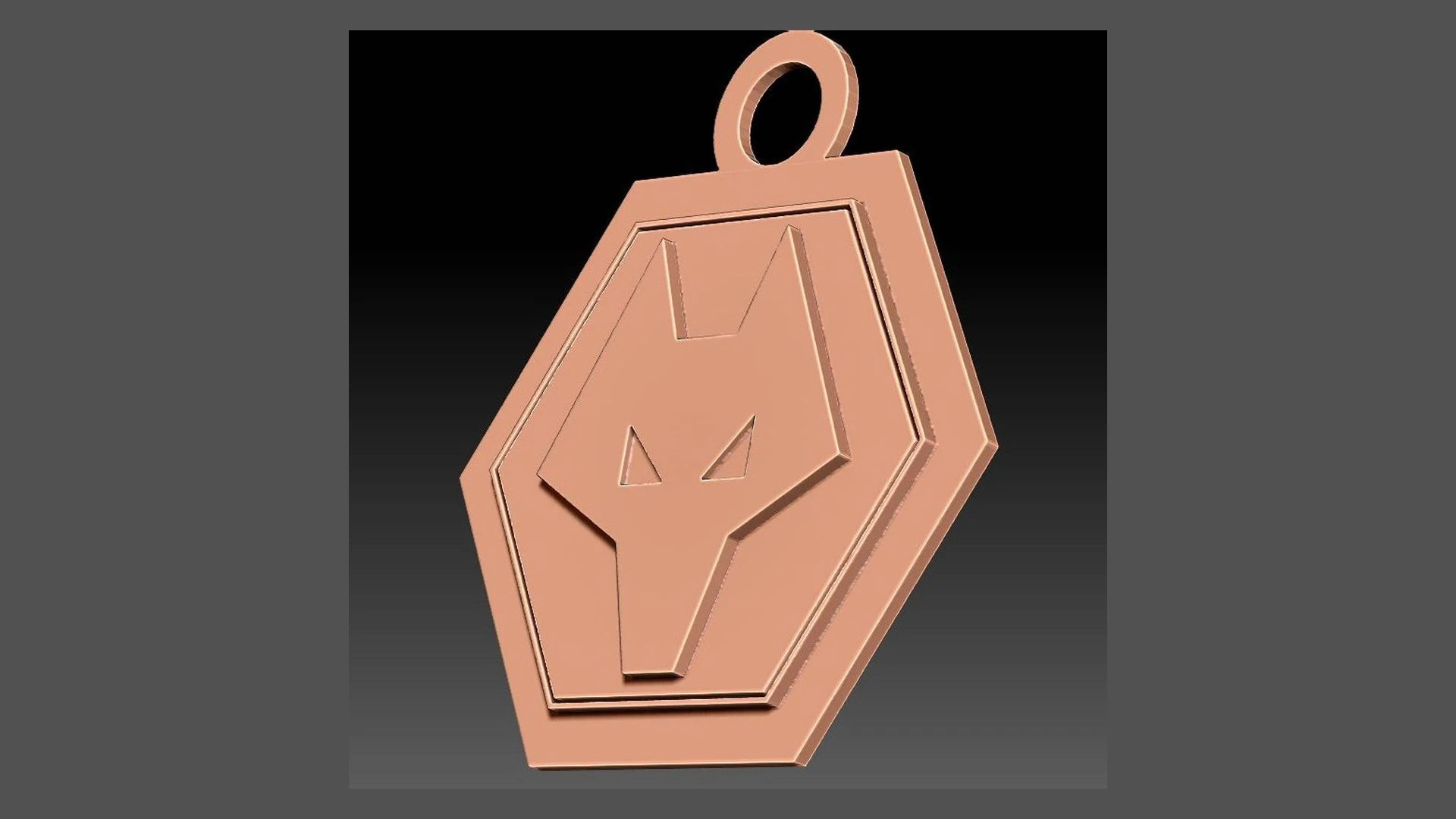 Wolverhampton Wanderers FC keychain Logo Printable and Render 3D Print Model .c4d .max .obj .3ds .fbx .stl .blend 