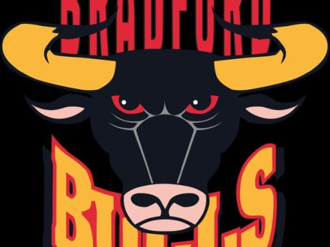 Bradford Bulls Keychain Badge Printable Modelo de Impressão 3D