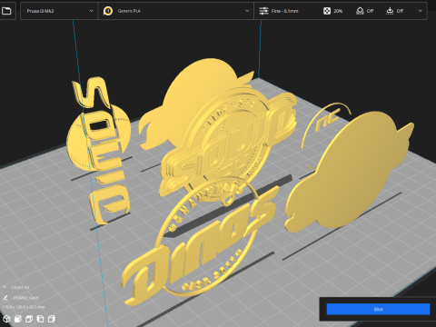 KBO League Samsung Lions keychain printable badge Model Cetak 3D