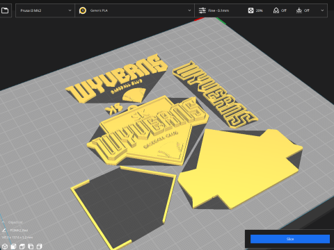 KBO League SK Wyverns keychain printable badge 3D-printmodel