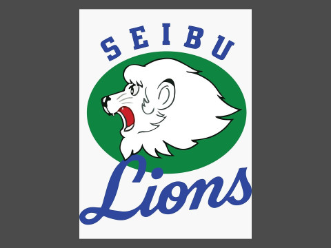 NPB Seibu Lions keychain badge printable and renderable 3D Принт Модель