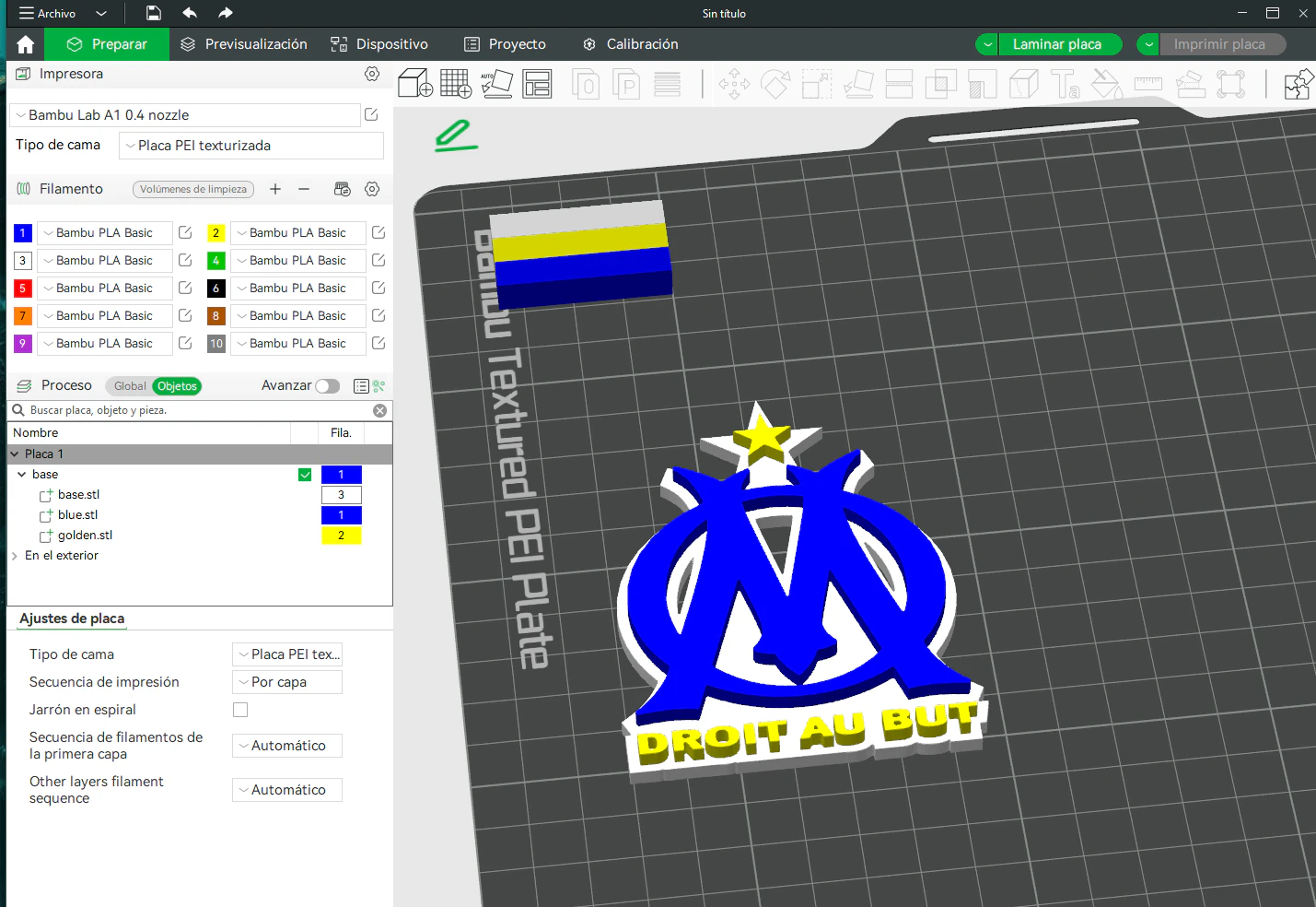 Ligue 1 Olymipique Marsielle keychain badge Printable and Renderable 3D Print Model .c4d .max .obj .3ds .fbx .stl .blend