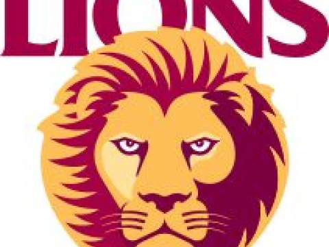 AFL Brisbane Lions keychain badge printable and renderable 3D Print Model