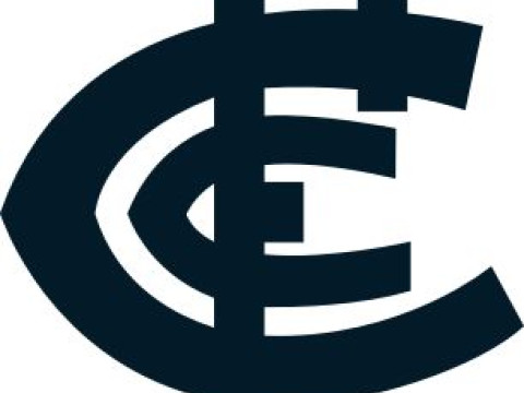 AFL Carlton keychain badge printable and renderable Model do druku 3D
