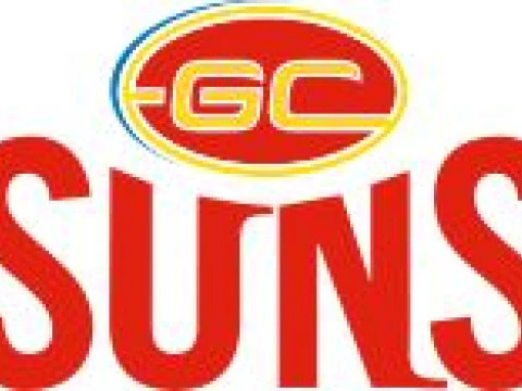 AFL Gold Coast Sun keychain badge printable and renderable 3D Print Model