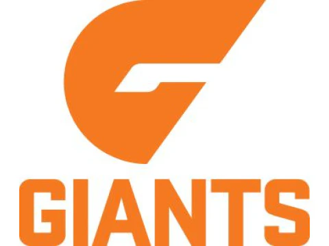 AFL GWS Giants keychain badge printable and renderable 3D Print Model