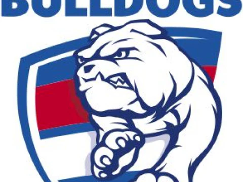 AFL Western Bulldogs keychain badge printable and renderable 3D Print Model