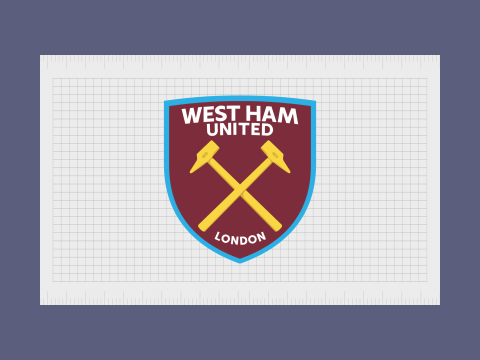 Premier League West Ham United United keychain badge printable and renderable Modèles 3D en vedette