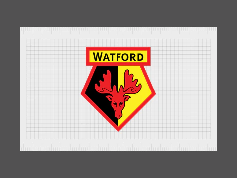 Premier League West Watford keychain badge printable and renderable 3D Print Model
