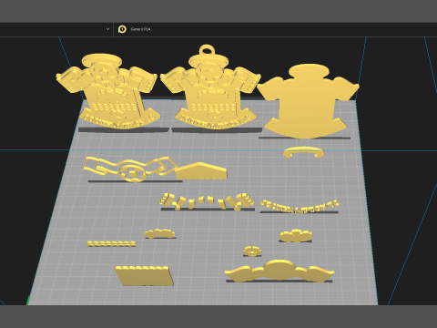 Premier League Southampton keychain badge printable and renderable 3D Принт Модель