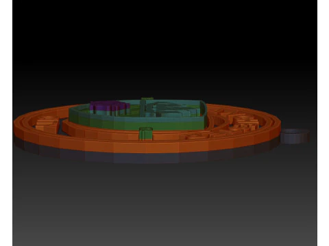 Premier League Manchester City keychain badge printable and renderable 3D Print Model