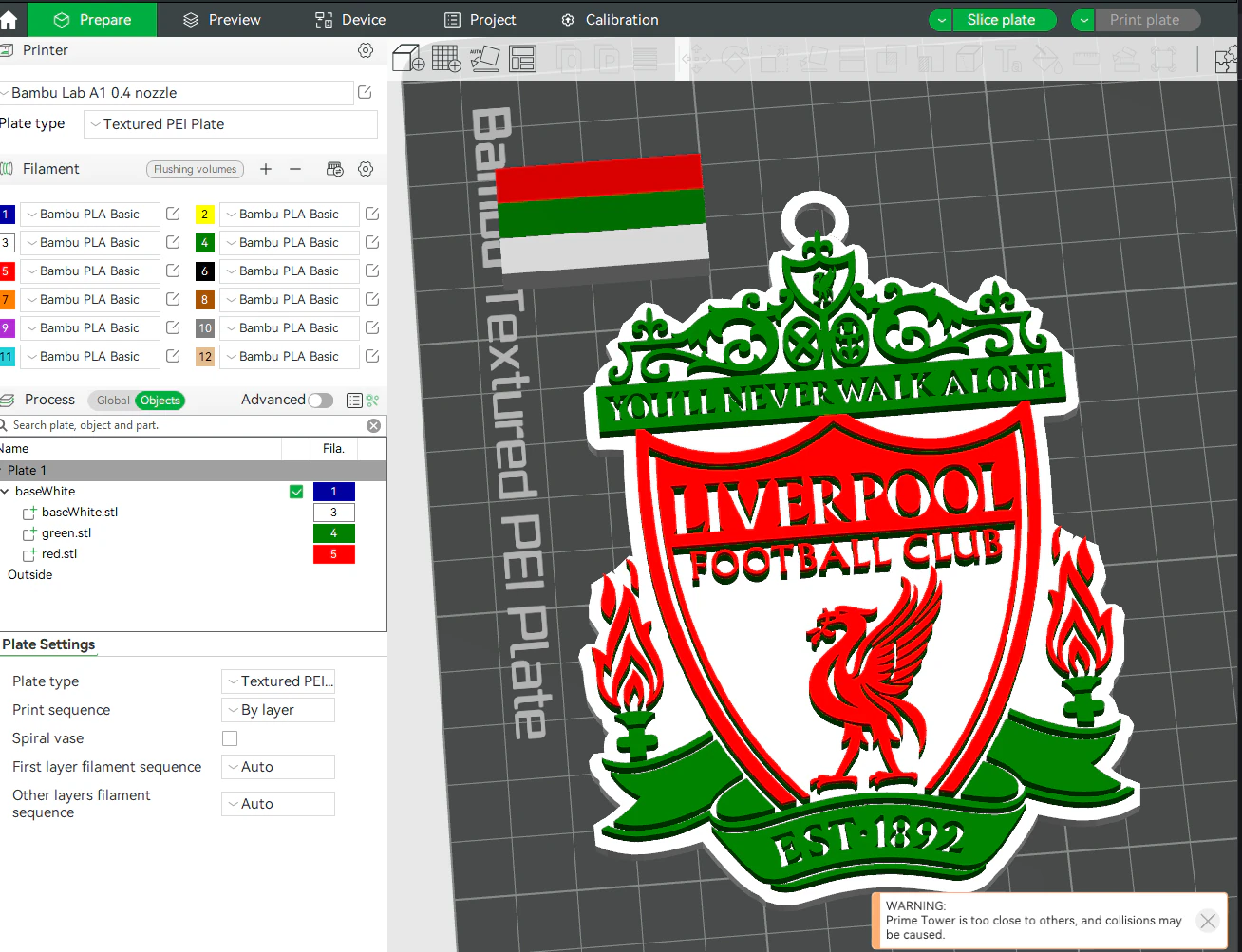 Premier League Liverpool keychain badge printable and renderable 3D Print Model .c4d .max .obj .3ds .fbx .stl .blend 