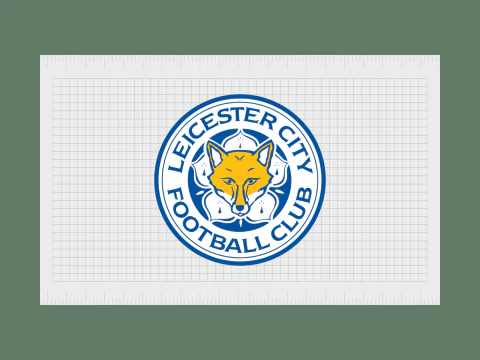 Premier League Leicester City keychain badge printable and renderable 3D Print Model