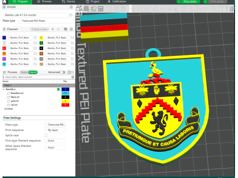 Premier League Burnley 키체인 배지 인쇄 및 렌더링 가능 3D 프린트 모델