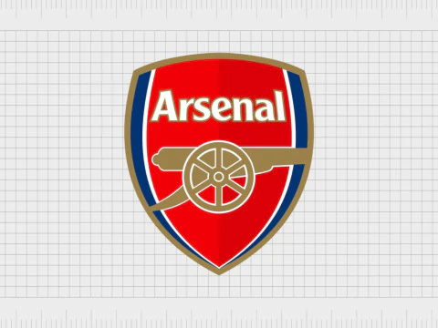 Premier League Arsenal keychain badge printable and renderable 3D Print Model