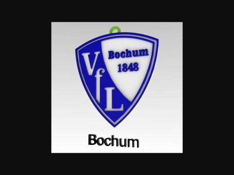 Bundesliga Bochum keychain badge shield Modello di stampa 3D