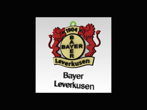 Bundesliga Bayer Leverkusen keychain badge shield 3D Print Model