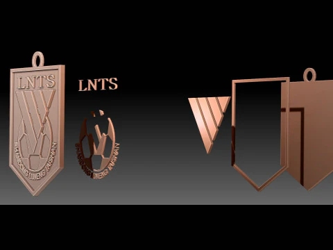 CSL Shandong Luneng Taishan FC Keychain Shield color printable 3D Print Model